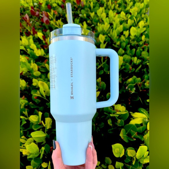 Stanley | Other | Stanley X Starbucks Spring Light Blue 4oz Tumbler In ...
